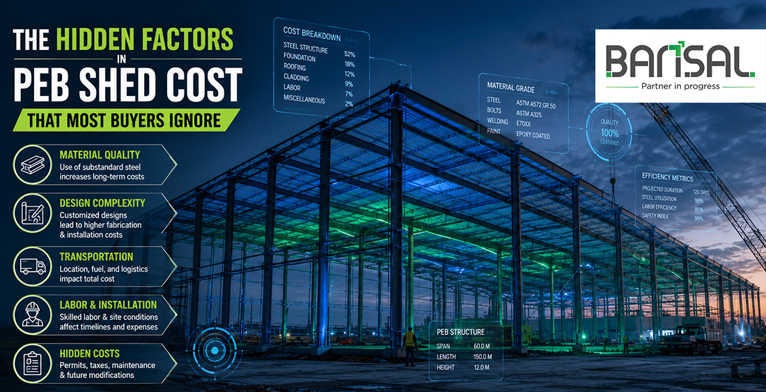 The Hidden Factors in PEB Shed Cost That Most Buyers Ignore